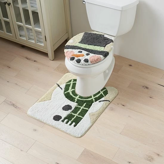 St. Nicholas Square® Snowman Lid & Contour Set 2 St. Nicholas Square® Snowman Lid & Contour Set - Image 2