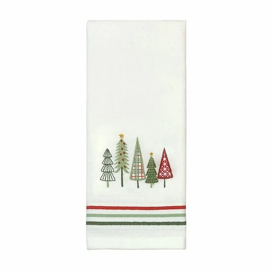 St. Nicholas Square® Patterned Trees Hand Towel 1 St. Nicholas Square® Patterned Trees Hand Towel