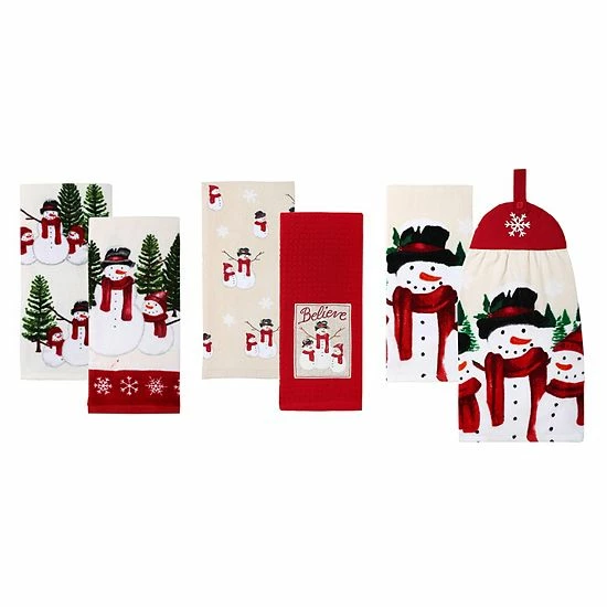 St. Nicholas Square® Yuletide Kitchen Towel 6-pk. 1 St. Nicholas Square® Yuletide Kitchen Towel 6-pk.