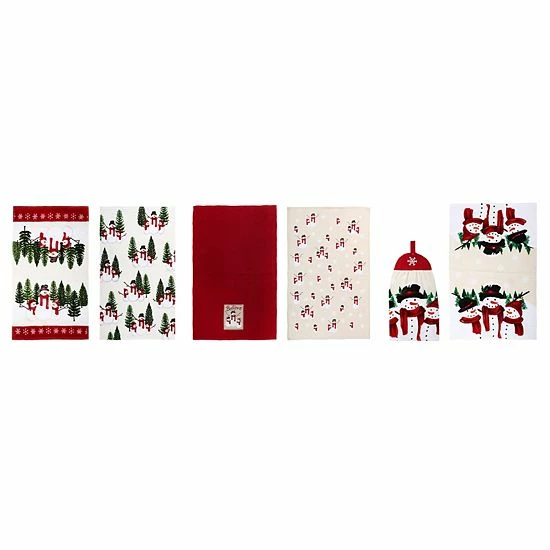 St. Nicholas Square® Yuletide Kitchen Towel 6-pk. 3 St. Nicholas Square® Yuletide Kitchen Towel 6-pk. - Image 3