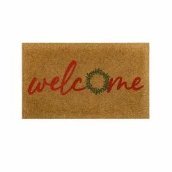 St. Nicholas Square® Holiday Welcome Wreath 18'' X 30'' Doormat