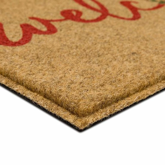 St. Nicholas Square® Holiday Welcome Wreath 18'' X 30'' Doormat 4 St. Nicholas Square® Holiday Welcome Wreath 18'' X 30'' Doormat - Image 4