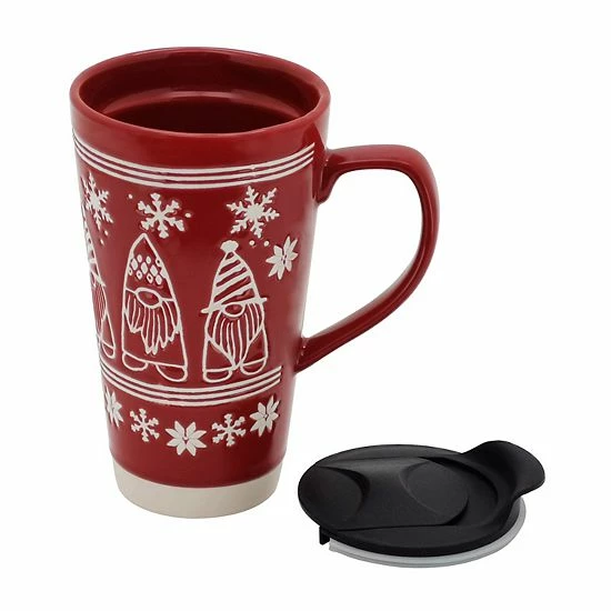 St. Nicholas Square® Gnomes Travel Mug 1 St. Nicholas Square® Gnomes Travel Mug