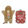 St. Nicholas Square® Gingerbread Oven Mitt & Pot Holder Set