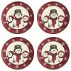 St. Nicholas Square® Yuletide 4-pc. Melamine Dinner Plate Set