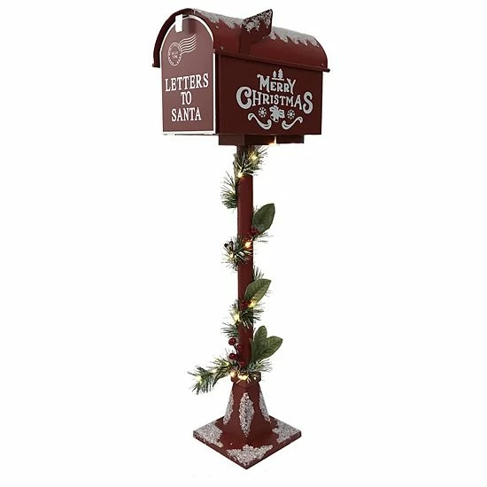 St. Nicholas Square® Letters To Santa LED Mailbox Floor Decor 1 St. Nicholas Square® Letters To Santa LED Mailbox Floor Decor