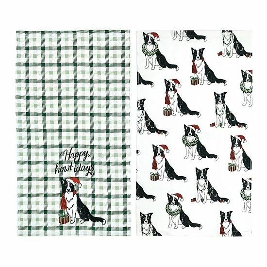 St. Nicholas Square® Happy Howlidays Kitchen Towel 2-pk. 3 St. Nicholas Square® Happy Howlidays Kitchen Towel 2-pk. - Image 3