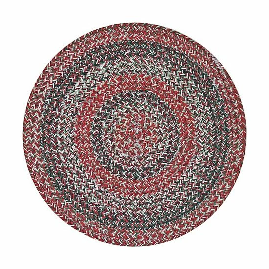 St. Nicholas Square® Holiday Braided Round Placemat 1 St. Nicholas Square® Holiday Braided Round Placemat