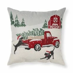 St. Nicholas Square® Holiday Tapestry Throw Pillow
