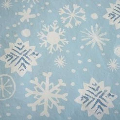 St. Nicholas Square® Blue Snowflake Vinyl Tablecloth -St. Nicholas Square Shop unnamed file 601