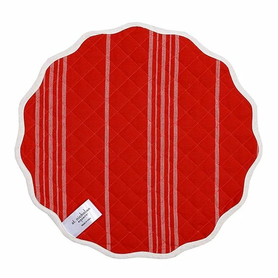 St. Nicholas Square® Reversible Quilted Holiday Placemat 3 St. Nicholas Square® Reversible Quilted Holiday Placemat - Image 3