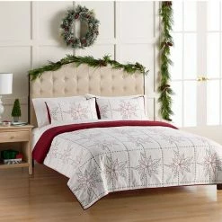 St. Nicholas Square® Embroidered Poinsettia Quilt Set With Shams -St. Nicholas Square Shop unnamed file 613