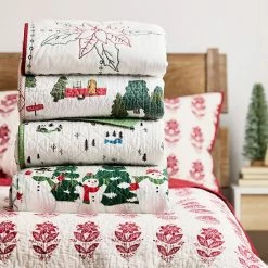 St. Nicholas Square® Embroidered Poinsettia Quilt Set With Shams -St. Nicholas Square Shop unnamed file 614