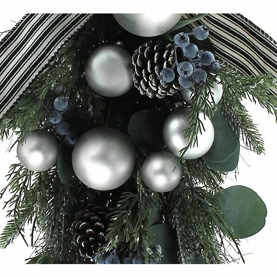 St. Nicholas Square® Artificial Juniper Berry Ornament Teardrop Wall Decor 3 St. Nicholas Square® Artificial Juniper Berry Ornament Teardrop Wall Decor - Image 3