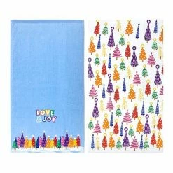 St. Nicholas Square® Love & Joy Rainbow Trees Kitchen Towel 2-pk. 5 St. Nicholas Square® Love & Joy Rainbow Trees Kitchen Towel 2-pk. -St. Nicholas Square Shop unnamed file 650