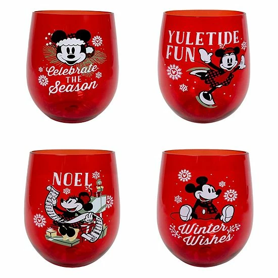 Disney's Mickey Mouse 4-pc. Tumbler Set By St. Nicholas Square® 1 Disney's Mickey Mouse 4-pc. Tumbler Set By St. Nicholas Square®
