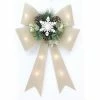 St. Nicholas Square® LED Burlap Bow