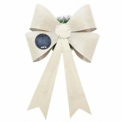 St. Nicholas Square® LED Burlap Bow 5 St. Nicholas Square® LED Burlap Bow -St. Nicholas Square Shop unnamed file 664