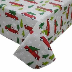 St. Nicholas Square® Farmhouse Truck Vinyl Tablecloth