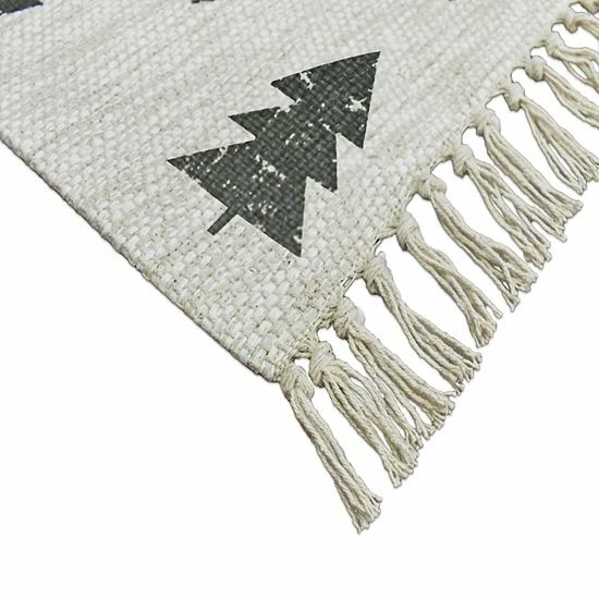 St. Nicholas Square® Tree Fringe Table Runner - 36" 2 St. Nicholas Square® Tree Fringe Table Runner - 36" - Image 2