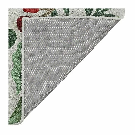 St. Nicholas Square® Holy Berry Hooked 20'' X 30'' Rug 3 St. Nicholas Square® Holy Berry Hooked 20'' X 30'' Rug - Image 3