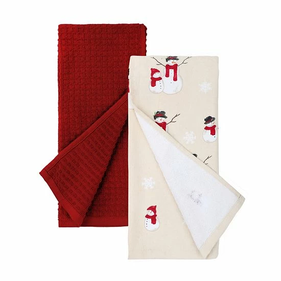 St. Nicholas Square® Yuletide Believe Kitchen Towel 2-pk. 2 St. Nicholas Square® Yuletide Believe Kitchen Towel 2-pk. - Image 2