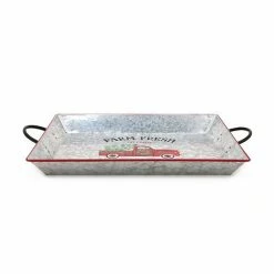 St. Nicholas Square® Humble Estate Metal Serving Tray -St. Nicholas Square Shop unnamed file 733