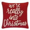 St. Nicholas Square® We're Into Christmas Throw Pillow