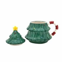 St. Nicholas Square® Memory Lane Christmas Tree Lidded Mug -St. Nicholas Square Shop unnamed file 771