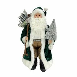 St. Nicholas Square® Santa Holding Tree & Gifts Decor