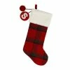 St. Nicholas Square® Plaid Monogram Christmas Stocking