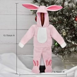 St. Nicholas Square® Bunny Pajamas Wine Bottle Cover -St. Nicholas Square Shop unnamed file 795