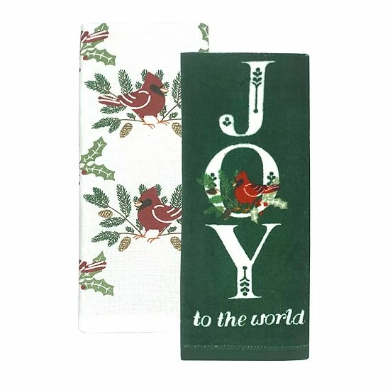 St. Nicholas Square® Joy To The World Kitchen Towel 2-pk. 1 St. Nicholas Square® Joy To The World Kitchen Towel 2-pk.