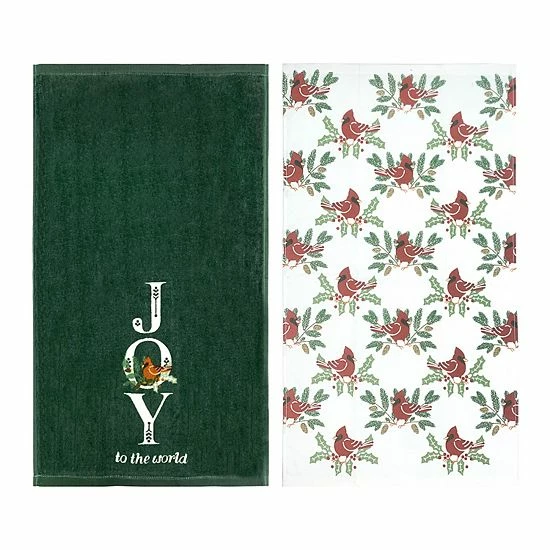 St. Nicholas Square® Joy To The World Kitchen Towel 2-pk. 3 St. Nicholas Square® Joy To The World Kitchen Towel 2-pk. - Image 3