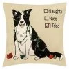 St. Nicholas Square® Naughty Dog Throw Pillow