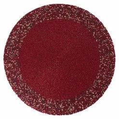 St. Nicholas Square® Beaded Red Placemat
