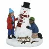 St. Nicholas Square® Village Children With Snowman
