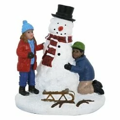 St. Nicholas Square® Village Children With Snowman