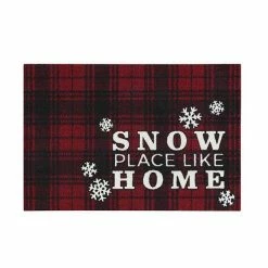 St. Nicholas Square® Snow Place Like Home Holiday 19.5'' X 30'' Accent Rug