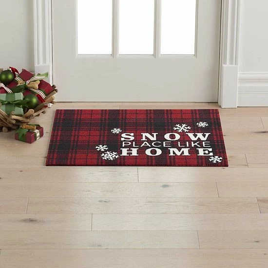 St. Nicholas Square® Snow Place Like Home Holiday 19.5'' X 30'' Accent Rug 2 St. Nicholas Square® Snow Place Like Home Holiday 19.5'' X 30'' Accent Rug - Image 2