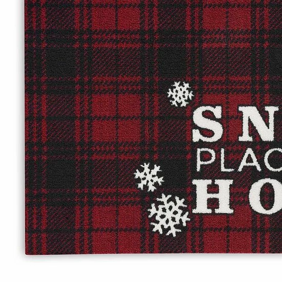 St. Nicholas Square® Snow Place Like Home Holiday 19.5'' X 30'' Accent Rug 5 St. Nicholas Square® Snow Place Like Home Holiday 19.5'' X 30'' Accent Rug - Image 5