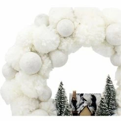 St. Nicholas Square® LED Pom Pom Wreath 8 St. Nicholas Square® LED Pom Pom Wreath -St. Nicholas Square Shop unnamed file 846
