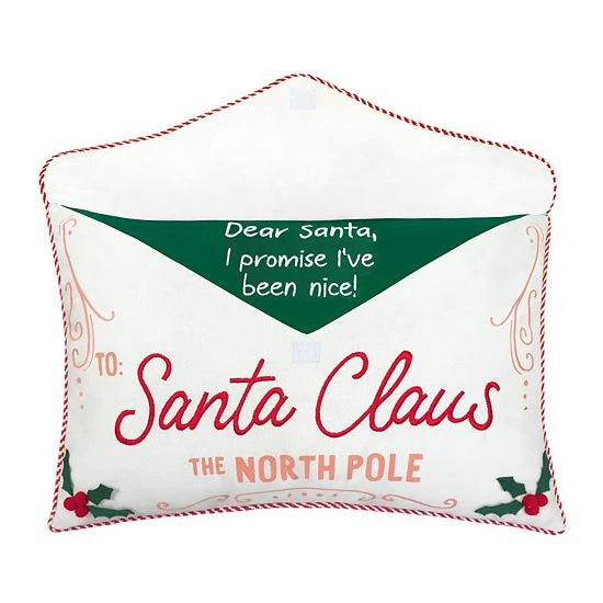 St. Nicholas Square® Letters To Santa Throw Pillow 1 St. Nicholas Square® Letters To Santa Throw Pillow