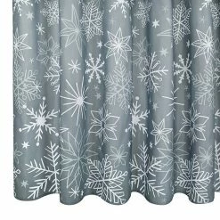 St. Nicholas Square® Snowflake Shower Curtain -St. Nicholas Square Shop unnamed file 85