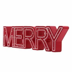 St. Nicholas Square® LED Merry Sentiment Table Decor -St. Nicholas Square Shop unnamed file 863