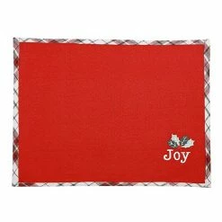 St. Nicholas Square® Joy Farmhouse Plaid Placemat
