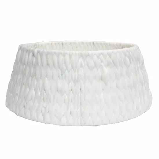 St. Nicholas Square® White Braided Tree Collar 2 St. Nicholas Square® White Braided Tree Collar - Image 2