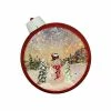 St. Nicholas Square® LED Shimmer Snowman Ornament Spinning Water Table Decor