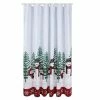 St. Nicholas Square® Yuletide Snowman Shower Curtain