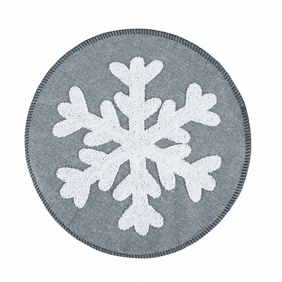 St. Nicholas Square® Cozy Snowflake Placemat 1 St. Nicholas Square® Cozy Snowflake Placemat